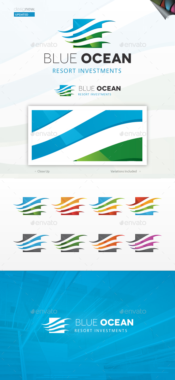 Blue Ocean Logo - Symbols Logo Templates