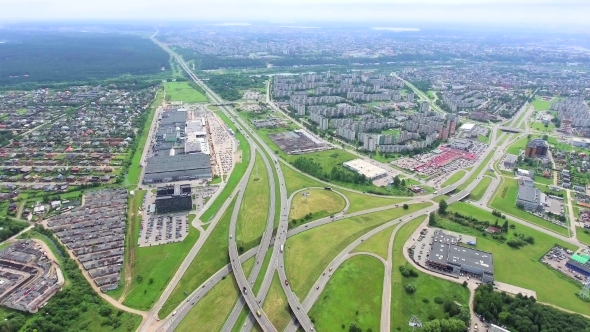 Aerial View Of Big Roadcross