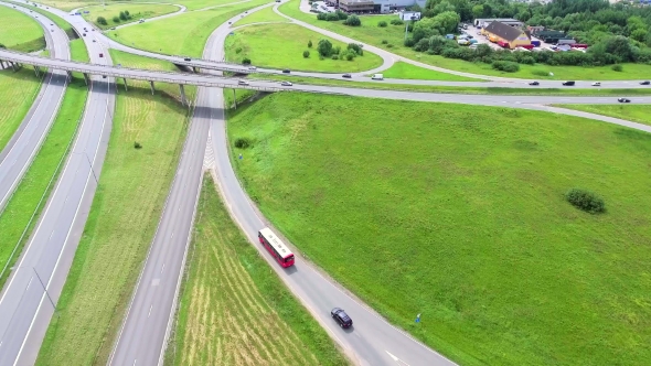 Aerial View Of Big Roadcross