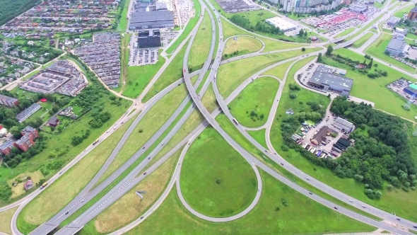 Aerial View Of Big Roadcross