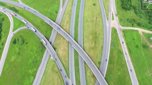 Aerial View Of Big Roadcross