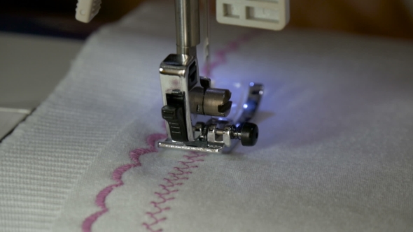 A Sewing Machine, Sew the Fabric
