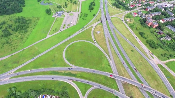 Aerial View Of Big Roadcross