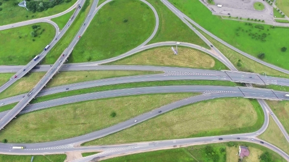 Aerial View Of Big Roadcross