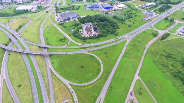 Aerial View Of Big Roadcross