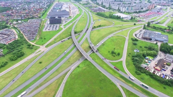 Aerial View Of Big Roadcross