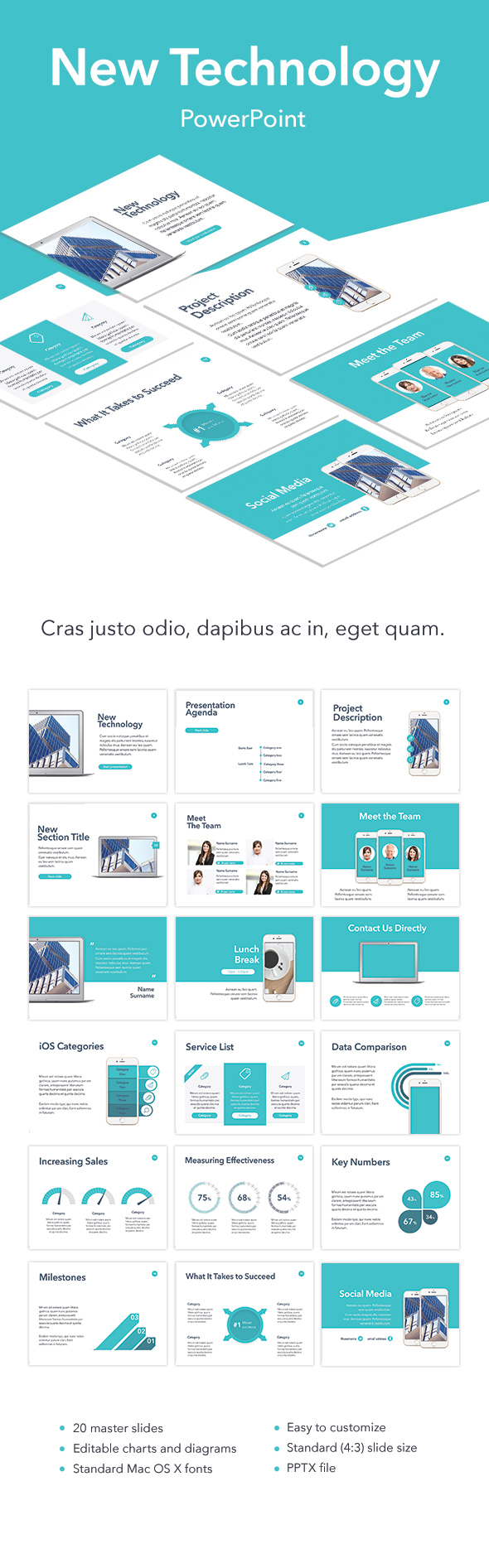 New Technology PowerPoint Template - Presentation Templates