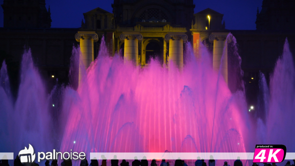 Barcelona Fountain Light Music Show