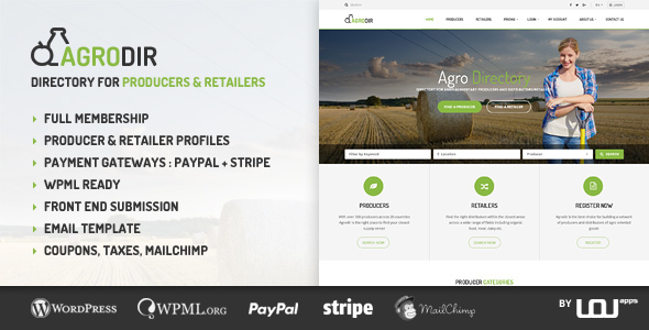 Agrodir - Directory for Producers & Retailers - Directory & Listings Corporate