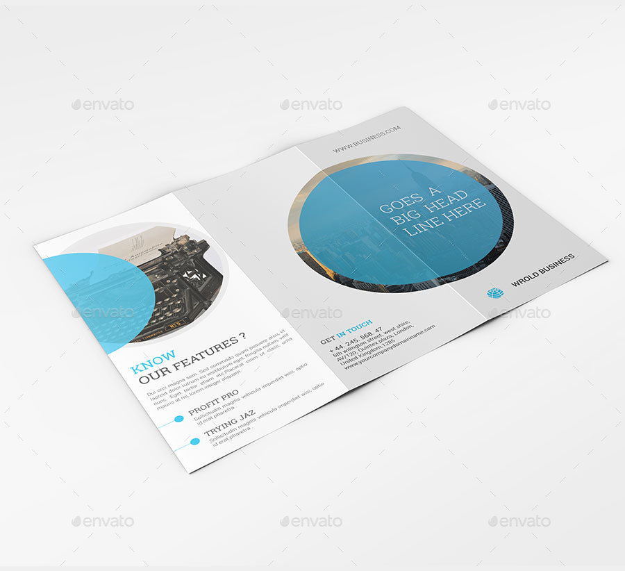 Tri-fold Brochure -02 By SixLock | GraphicRiver