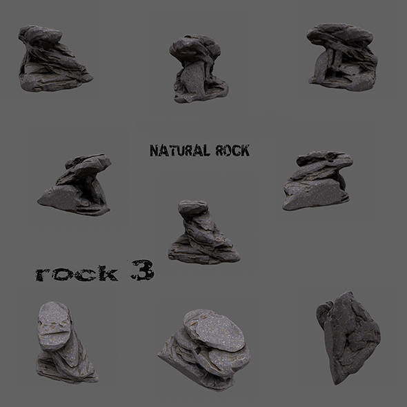 mount rock 3 - 3Docean 17274382