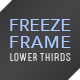 Freeze Frame Corporate Lower Thirds - VideoHive Item for Sale