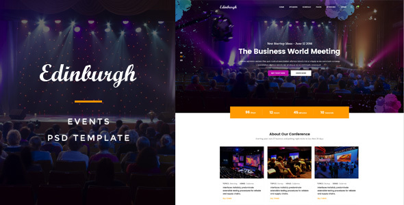 Edinburgh : Events - ThemeForest 16825529