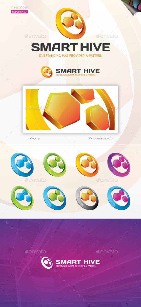 Smart Hive Logo - Abstract Logo Templates