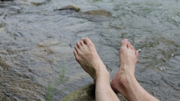 Man Feet Selfie, Stock Footage | VideoHive