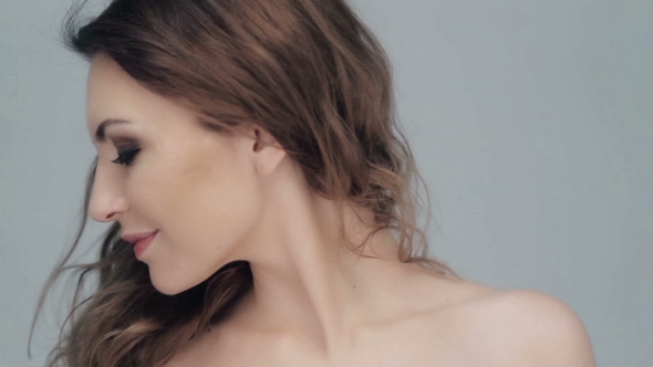 The Girl Posing For The Camera alt