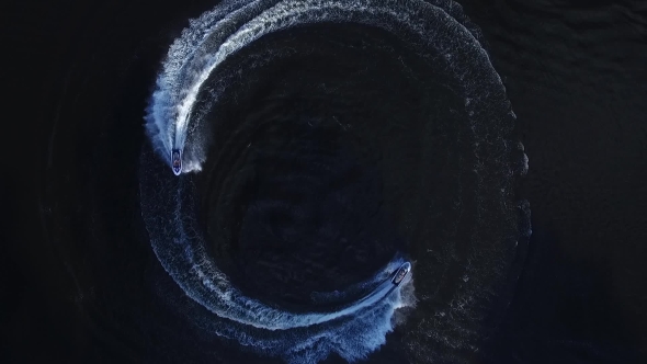 Guys Ride On Jet Ski