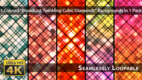 Broadcast Twinkling Cubic Diamonds - Pack 03