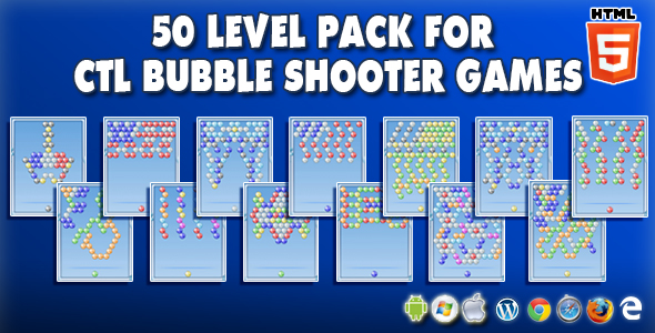 50 Levels Pack for CTL Bubble Shooter Games - CodeCanyon Item for Sale