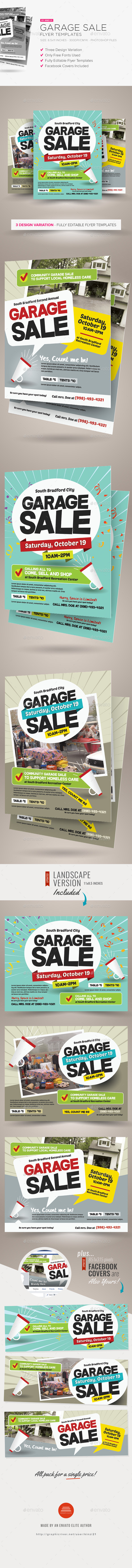 Garage Sale Flyer Templates - Miscellaneous Events