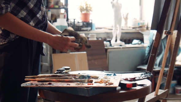 The Woman The Artist Prepares The Tool alt