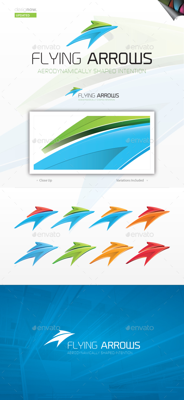 Flying Arrows Logo - Symbols Logo Templates