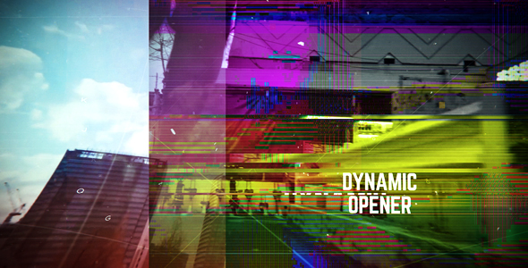 Dynamic Glitch Opener - VideoHive 17301049