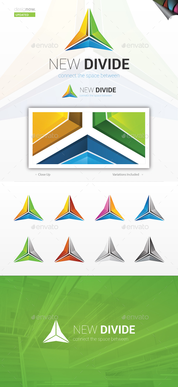 New Divide Logo - Symbols Logo Templates