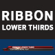 RIBBON Lower thirds and Transition - VideoHive Item for Sale