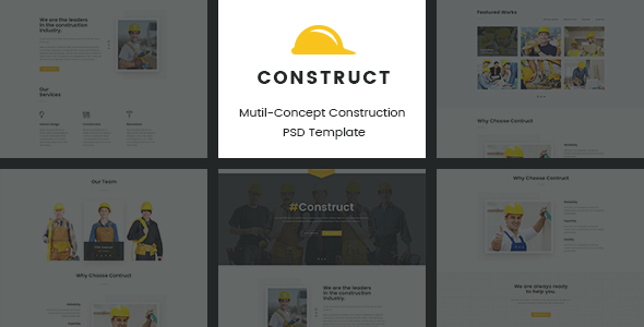 Construct Mutil-Concept - ThemeForest 16913460