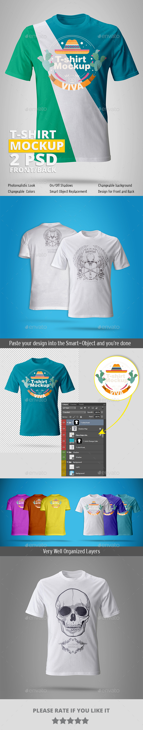 Download T-shirt Mockup by prodessin | GraphicRiver