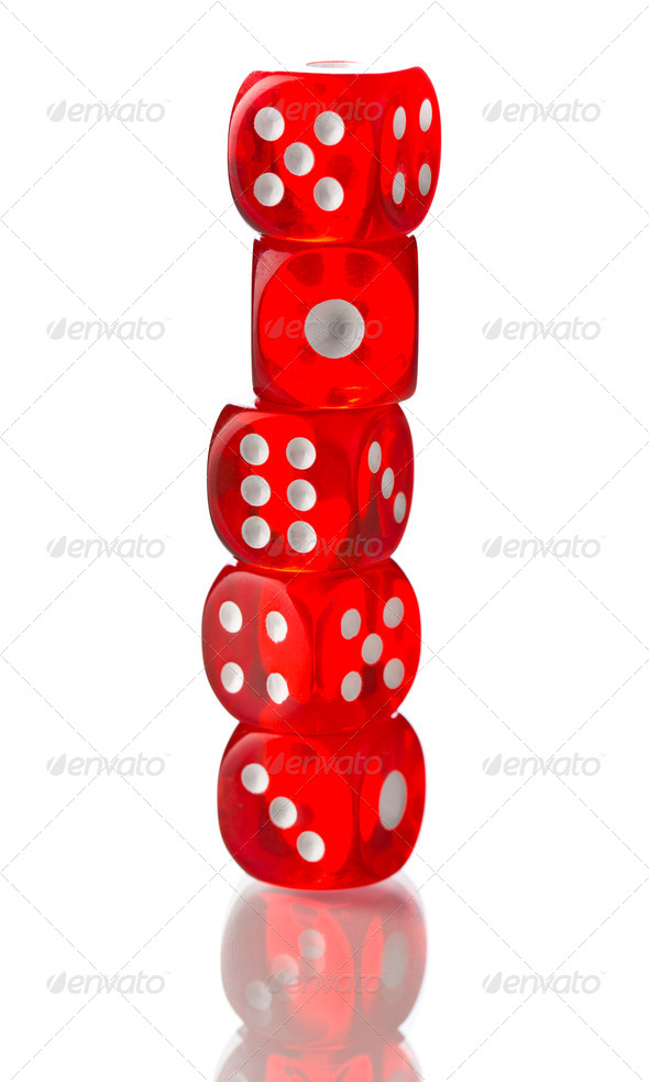 dices of the casino - Stock Photo - Images
