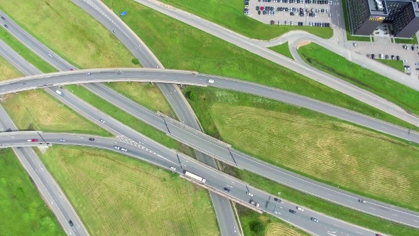 Aerial View Of Big Roadcross