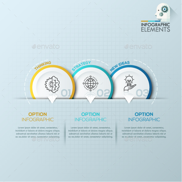 Modern Infographic Circles Template