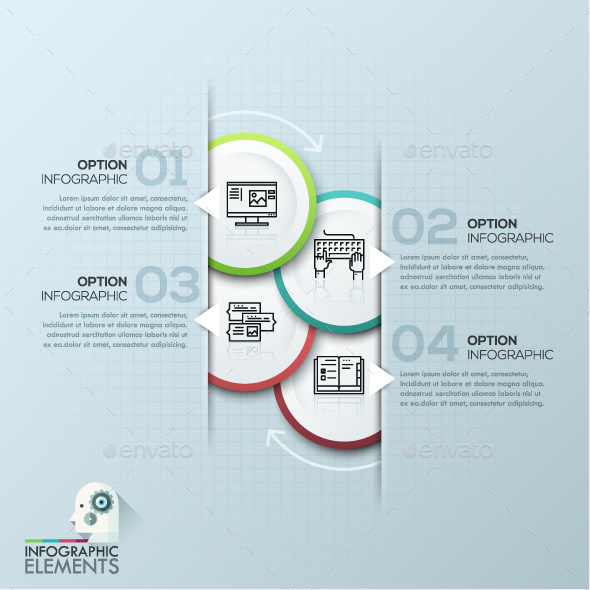 Modern Infographic Circle Template