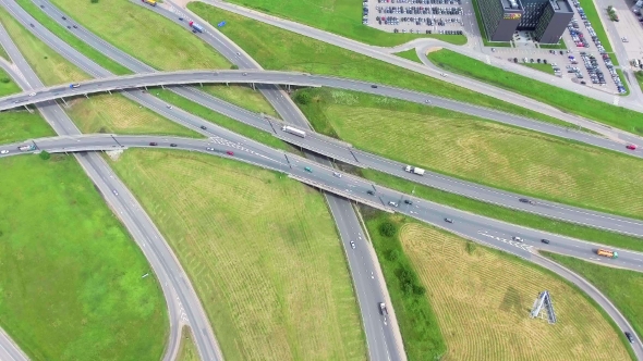 Aerial View Of Big Roadcross