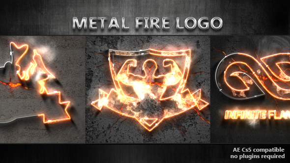 Download Metal Fire Logo by marcobelli | VideoHive