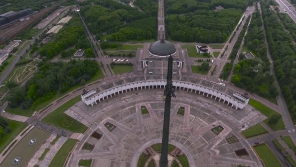 Aerial Photography Park Victory In Moscow alt