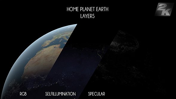 Planet Earth Layer Pack V4 - 3 Pack