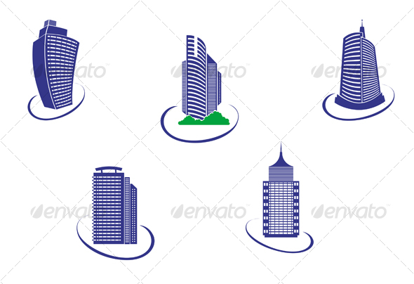 Buildings symbols - Buildings Objects
