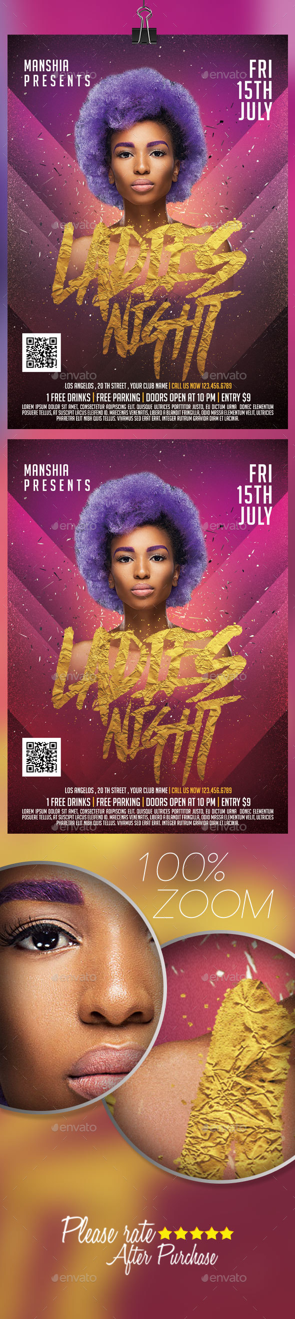 Ladies Night Flyer Templates - Clubs & Parties Events