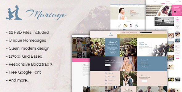 Mariage - BusinessWedding - ThemeForest 16867116