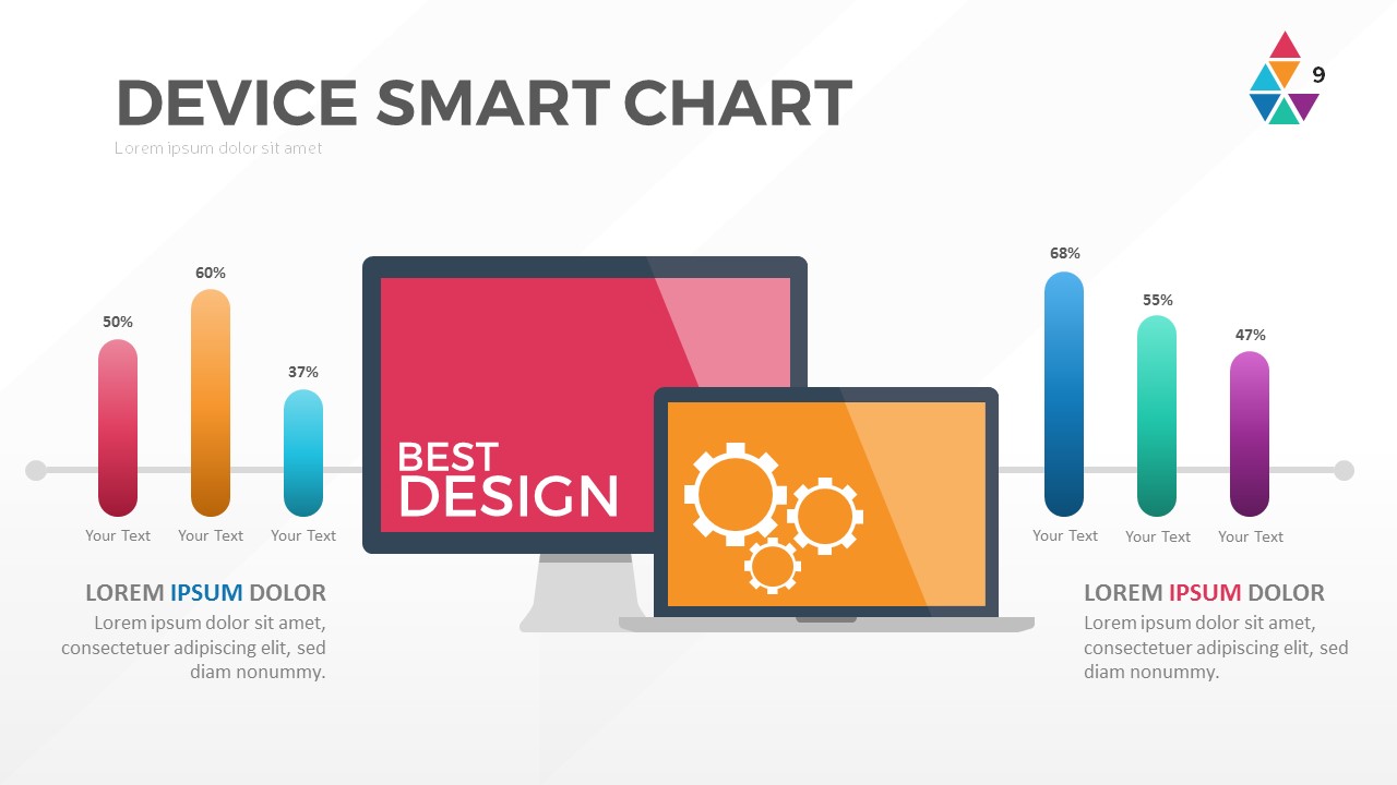 Smart Chart PowerPoint Presentation Template by RRgraph | GraphicRiver