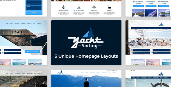 Extraordinary Yacht Sailing -  Marine Charter Booking - Selling template