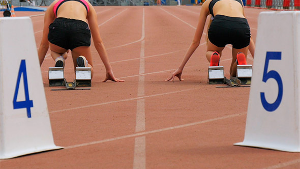 Women Athletes Start and Run 