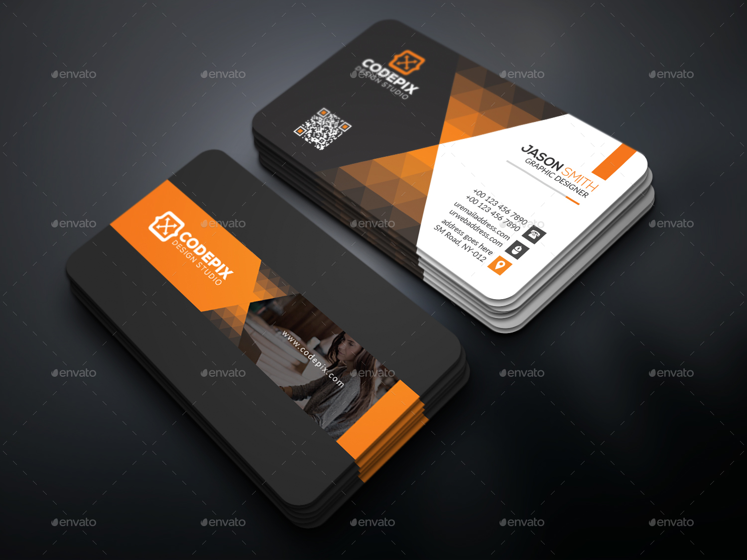 Corporate Business Card by UXcred | GraphicRiver