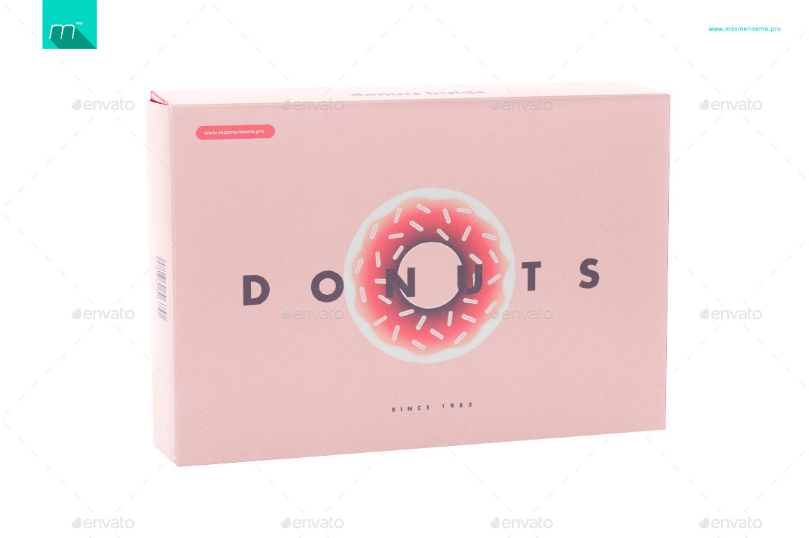 Download Donuts Box Mock-up by mesmeriseme_pro | GraphicRiver