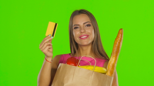 Girl In The Calculation For The Products Used The Gold Card alt