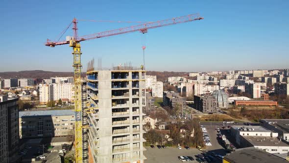 Aerial View of Construction Site alt