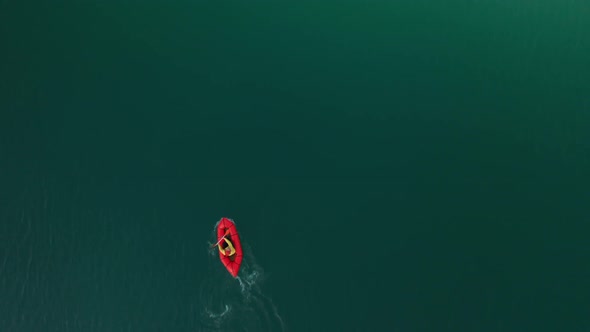 Packraft Oneperson Light Raft Used for Expedition or Adventure Racing on a Lake Inflatable Boat Ride alt